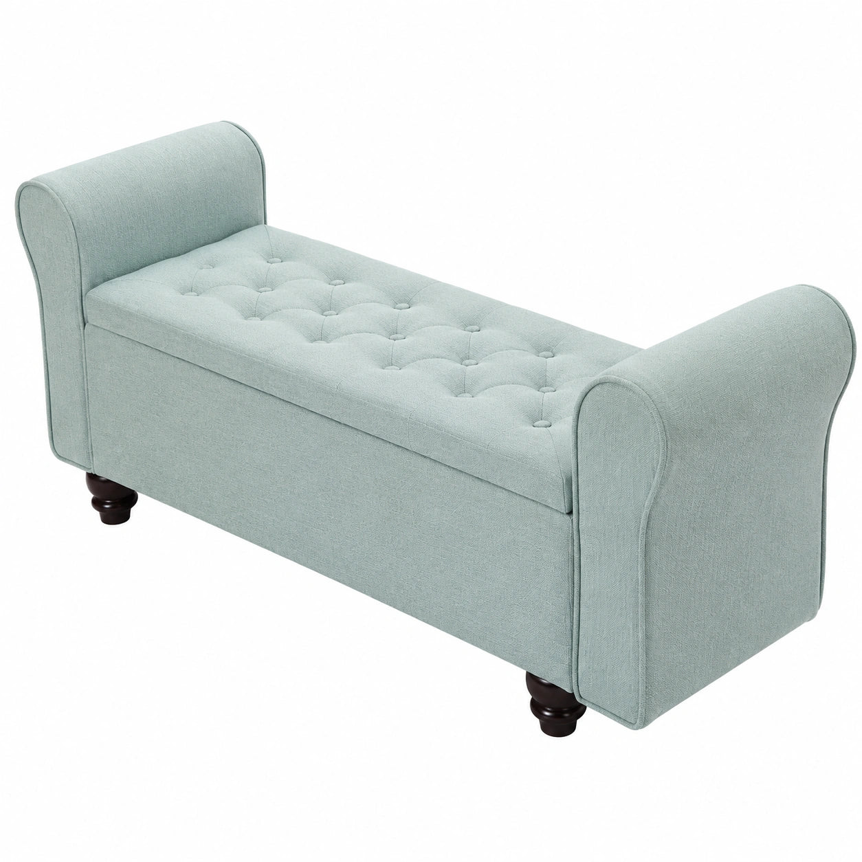 Elegante grüne Bettbank mit Stauraum – ideal für Schlafzimmer und Wohnzimmer
