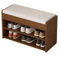 Elegante Schuhbank mit Polster, 2 Etagen, für Flur & Eingang